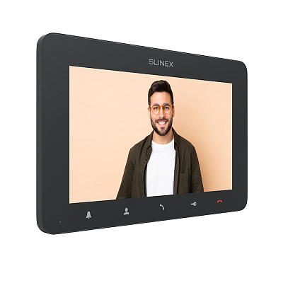 картинка Slinex SM-07 цвет графит 7" Ультратонкий видеодомофон от компании Intant